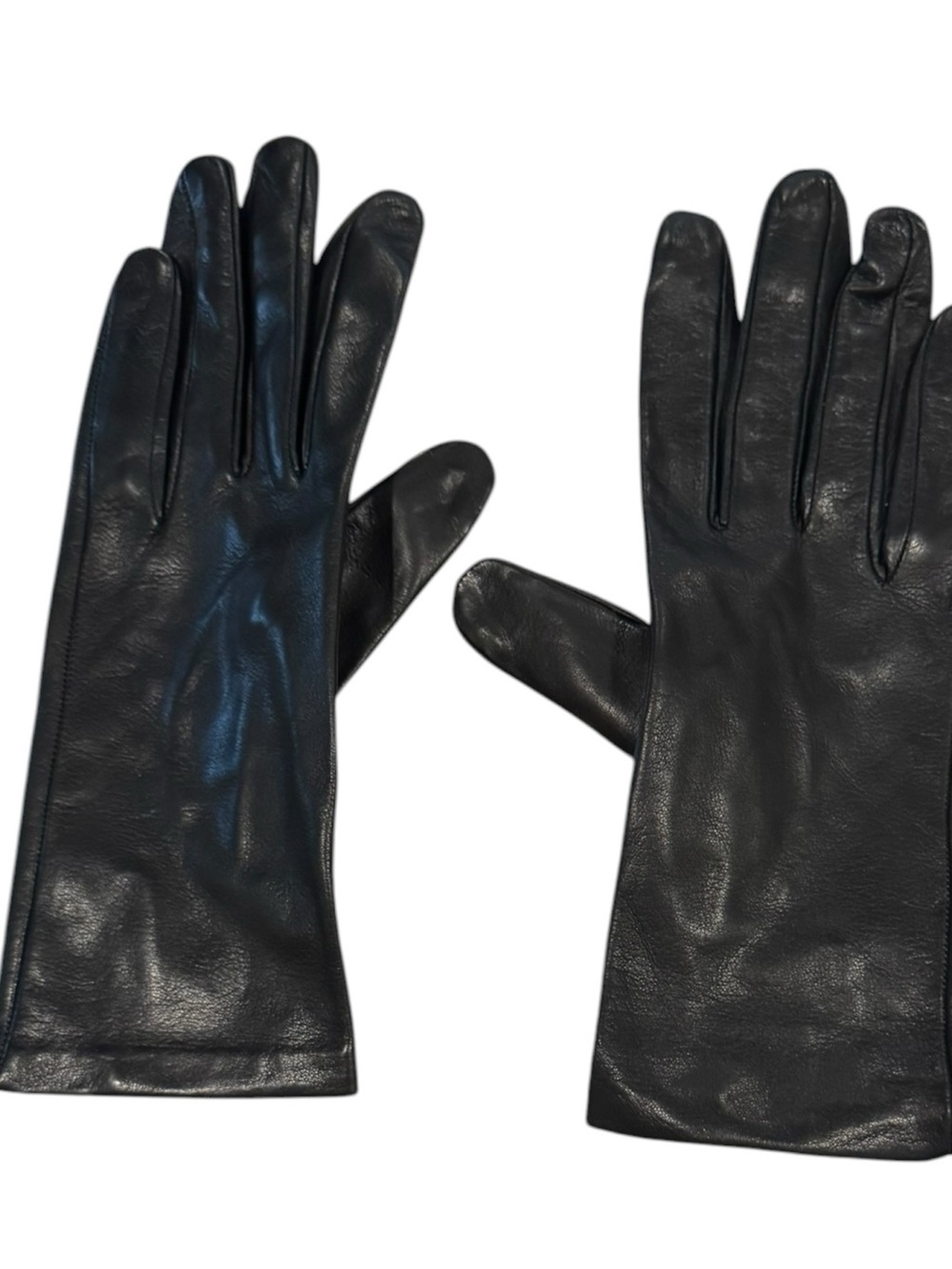 Vintage Classic soft Black Leather Gloves Sz S